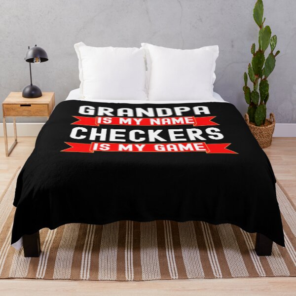 Item preview, Grandpa is my name Checkers is my game funny Checkers humor designed and sold by snowry.