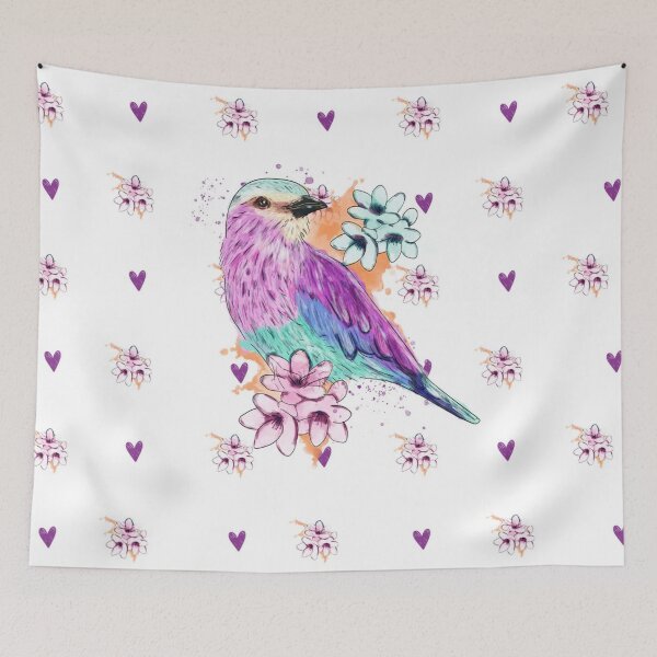 Item preview, Bird and love designed and sold by CrunchyGlu.