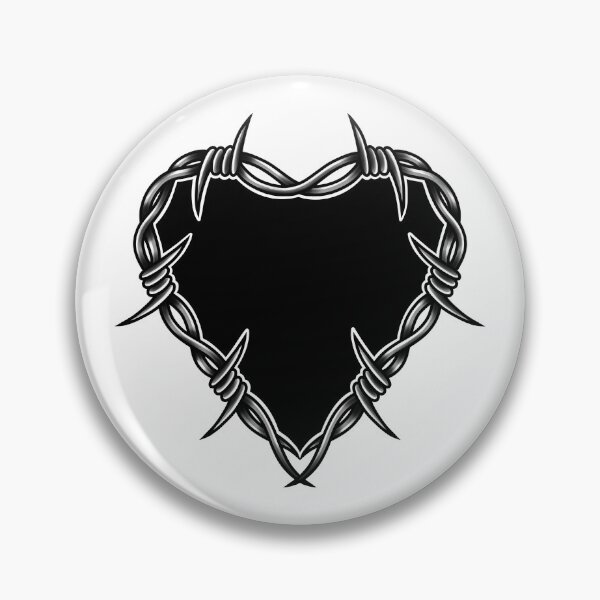 Item preview, Black Heart Tattoo designed and sold by SevenRelics.