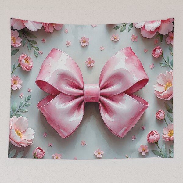 Item preview, Pink Bow with Floral designed and sold by Neranchara.