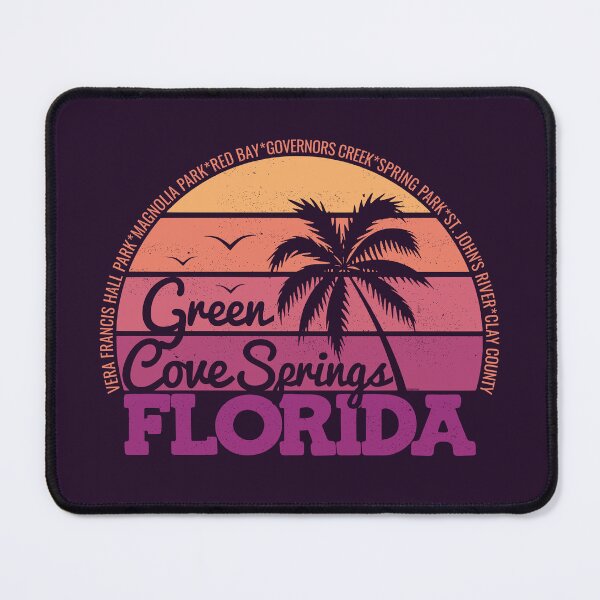 Item preview, Green Cove Springs Florida Retro Sunset Local Pride Logo designed and sold by CRHPOD20.