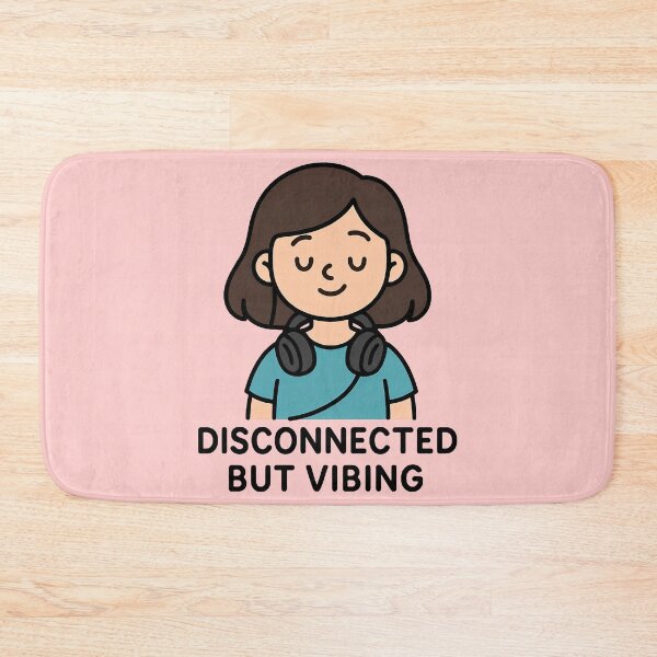 Item preview, Disconnected but Vibing designed and sold by TSQ.
