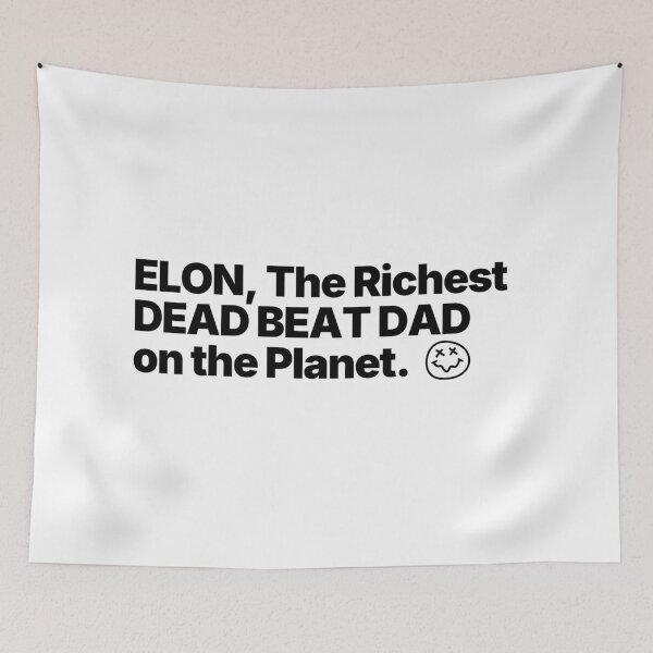 Item preview, Elon The Richest DEAD BEAT Dad designed and sold by KATKattalestv.