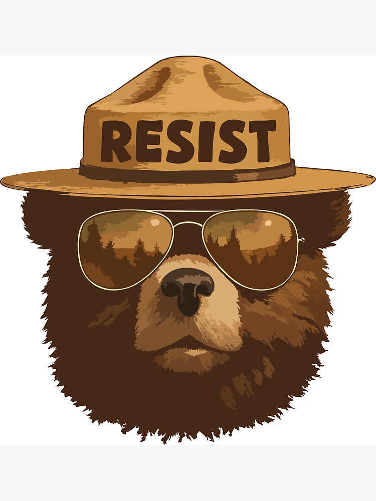 Thumbnail 3 of 3, Magnet, Resist Smokey designed and sold by philosophetee.