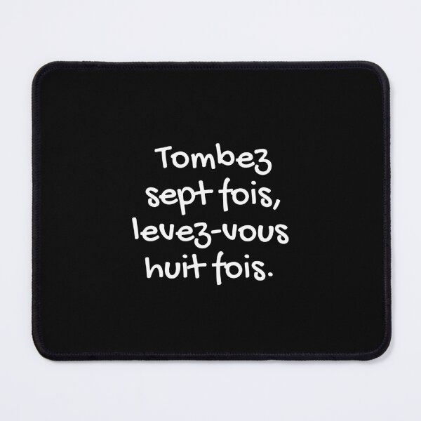 Item preview, Quote about life - positive quote in French designed and sold by ZenNature.