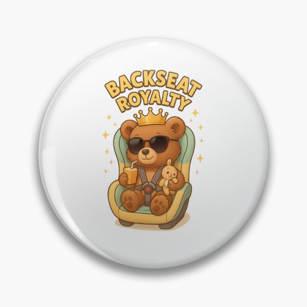 Item preview, Backseat Royalty Shirt Cute Toddler Tee Matching Kid TShirt Pastel Teddy Bear Mommy and Me Outfit Funny Baby Gift designed and sold by Merchdusa.