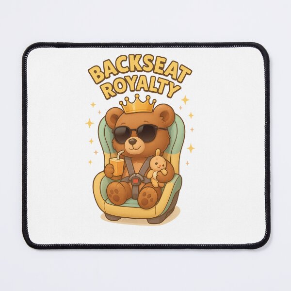 Item preview, Backseat Royalty Shirt Cute Toddler Tee Matching Kid TShirt Pastel Teddy Bear Mommy and Me Outfit Funny Baby Gift designed and sold by Merchdusa.
