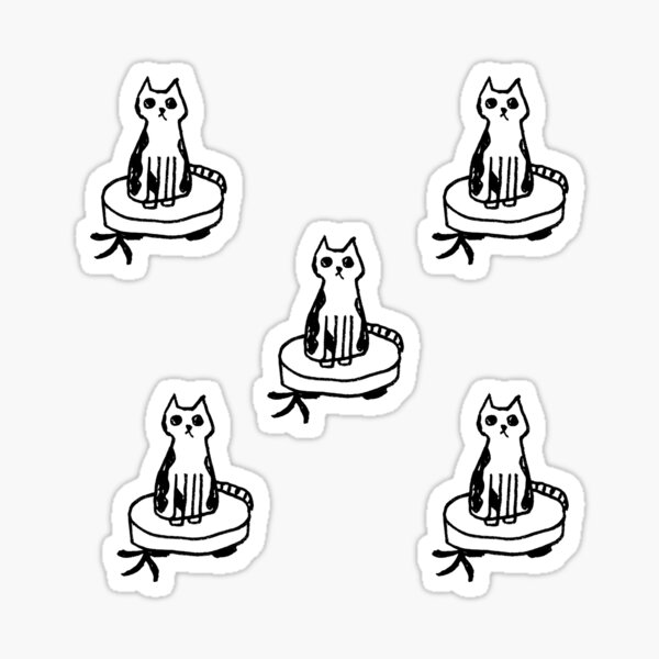 Item preview, Cat on robot vacuum cleaner designed and sold by tomatocats.
