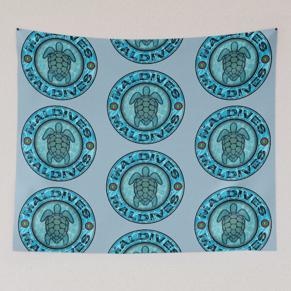 Item preview, Maldives sea turtle vintage designed and sold by studioss76.