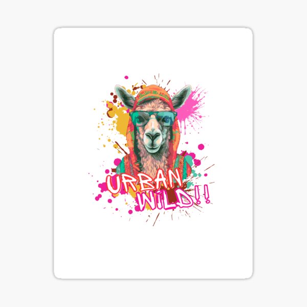 Artikelvorschau, Urban Wild Llama Herren T-Shirt – Streetwear Grafik-T-Shirt entworfen und verkauft von Homyar.