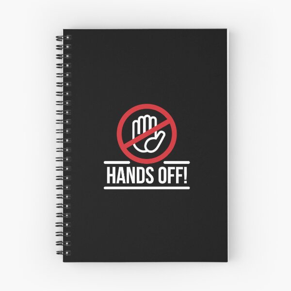 Item preview, Hands Off - Bold No Touching Sign designed and sold by MiniindY Pop.
