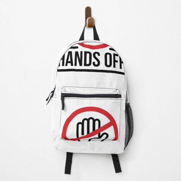 Item preview, Hands Off - Bold No Touching Sign designed and sold by MiniindY Pop.