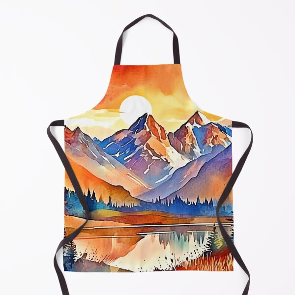Item preview, Sunset Mountain Art Design designed and sold by Health And Fitness Posts e-Store.
