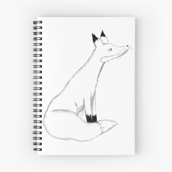 Item preview, Cute Fox sketch (black) designed and sold by PofMart.