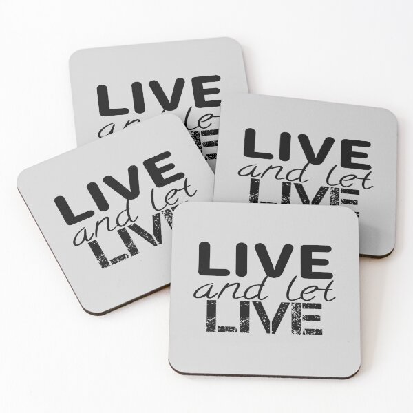 Item preview, Live and let live Quote designed and sold by ZenNature.