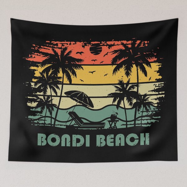 Item preview, Vintage Australia Bondi Beach retro designed and sold by Alexaltay.