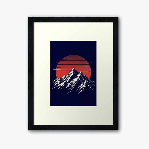 Item preview, Mountains 1 designed and sold by Mannaz Creative Shop.