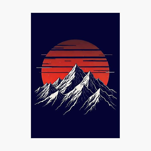 Item preview, Mountains 1 designed and sold by Mannaz Creative Shop.