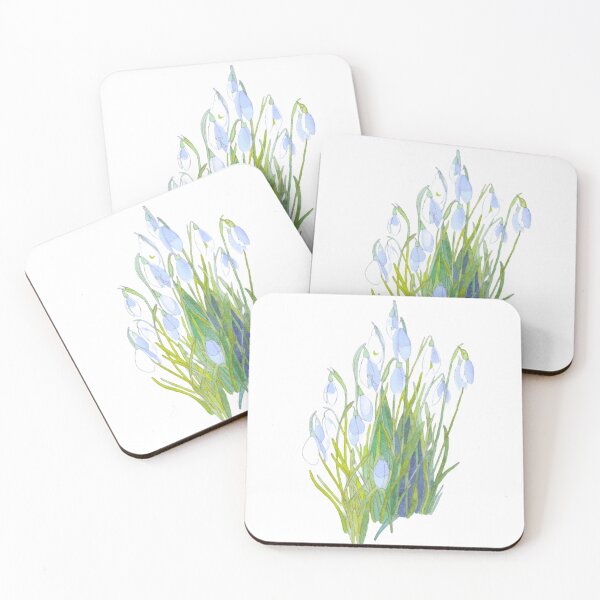 Item preview, Sunshine Snowdrops watercolour painting  designed and sold by esvb.