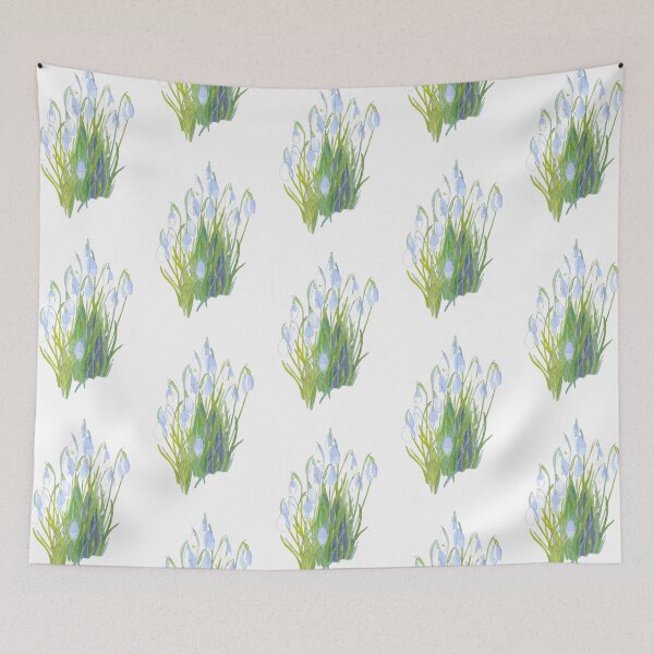 Item preview, Sunshine Snowdrops watercolour painting  designed and sold by esvb.