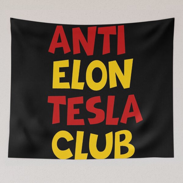 Item preview, anti elon tesla bumper designed and sold by atef-fathy.