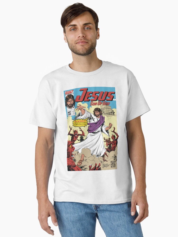 Thumbnail 1 of 7, Classic T-Shirt, Jesus Son of God Comic Cover All Authority designed and sold by fbreedon.