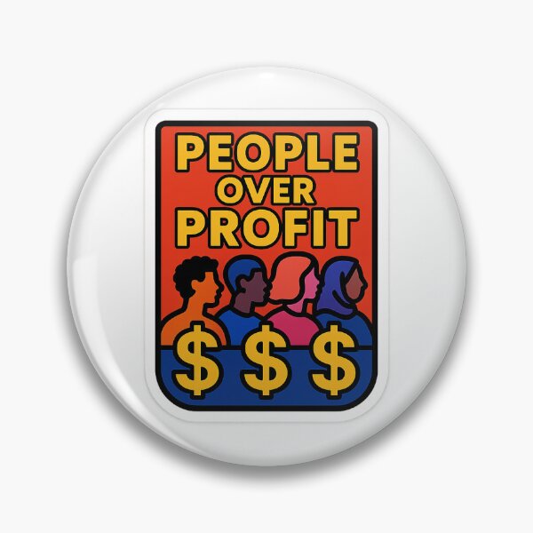 Item preview, People Over Profit designed and sold by SAPC2025.