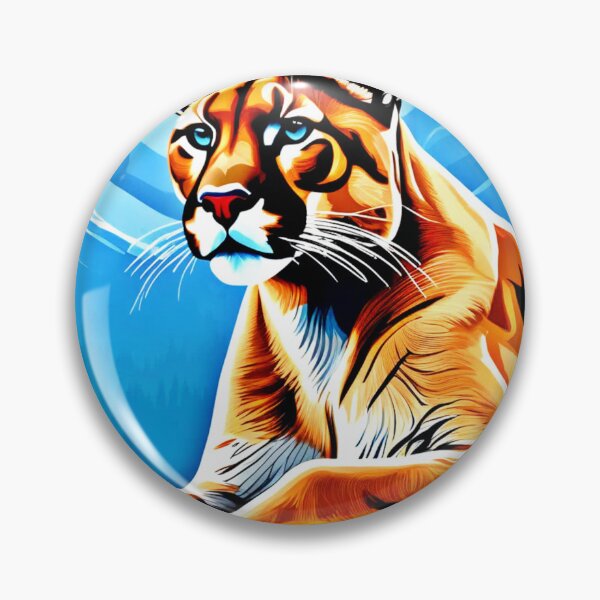 Item preview, Alpine Cougar View Design designed and sold by Health And Fitness Posts e-Store.