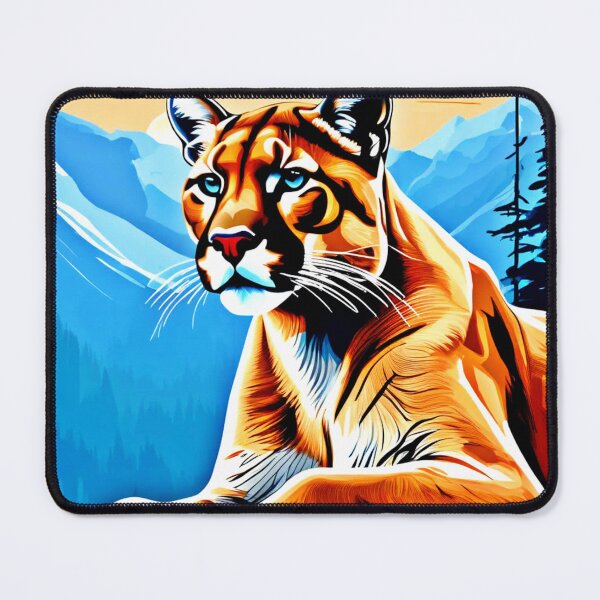 Item preview, Alpine Cougar View Design designed and sold by Health And Fitness Posts e-Store.