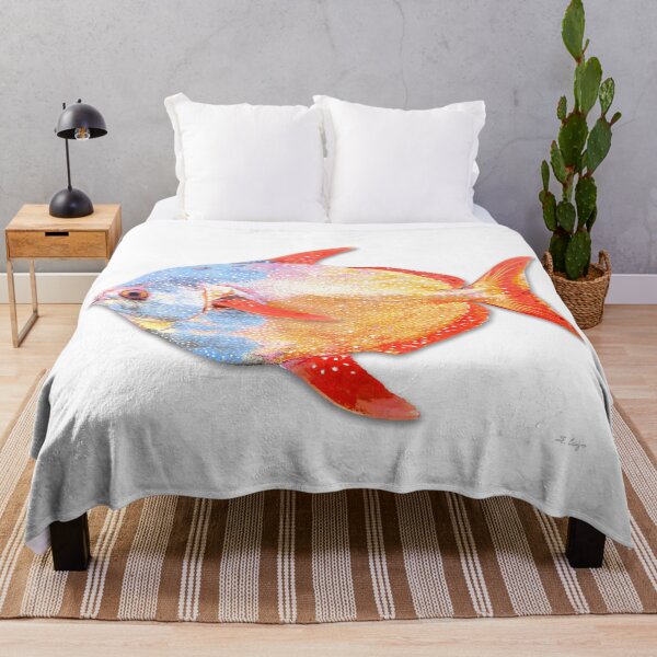 Item preview, Colorful Moonfish Fish Art designed and sold by Sharon Cummings Art.
