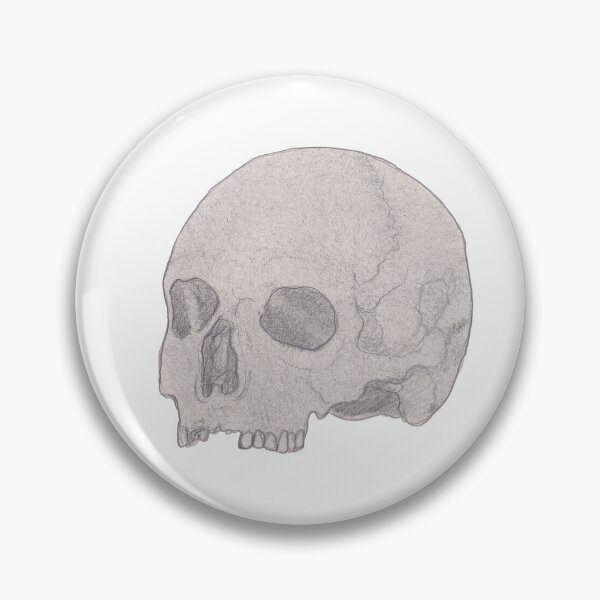 Item preview, 3/4 side skull designed and sold by curlylucas.