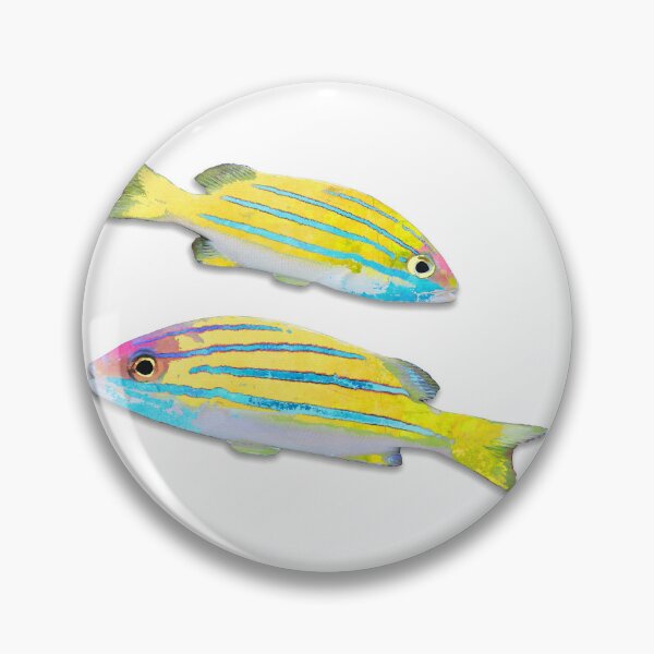 Item preview, Tropical Twins Fish Art designed and sold by Sharon Cummings Art.