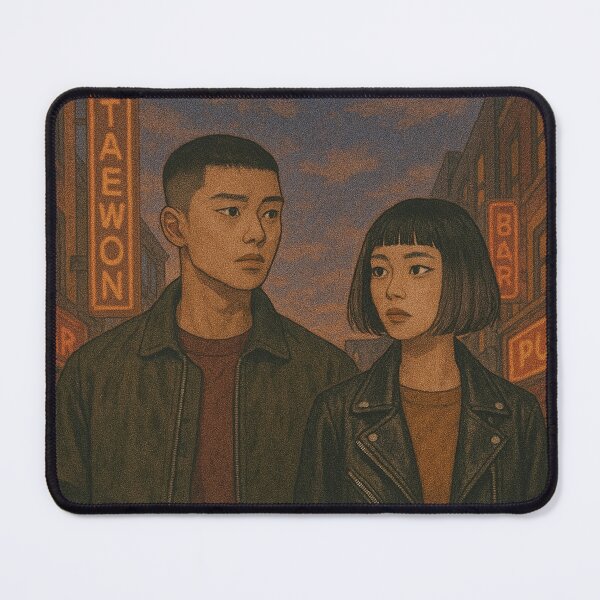 Item preview, Rise in Itaewon – Bold K-Drama Style Art designed and sold by KMChronicles.