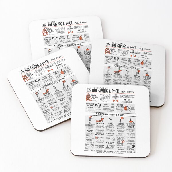 Item preview, Visual Book The Subtle Art of Not Giving a F*ck (Mark Manson) designed and sold by TKsuited.