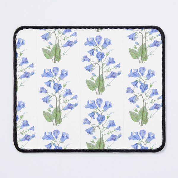 Item preview, California desert bluebells watercolour painting designed and sold by esvb.