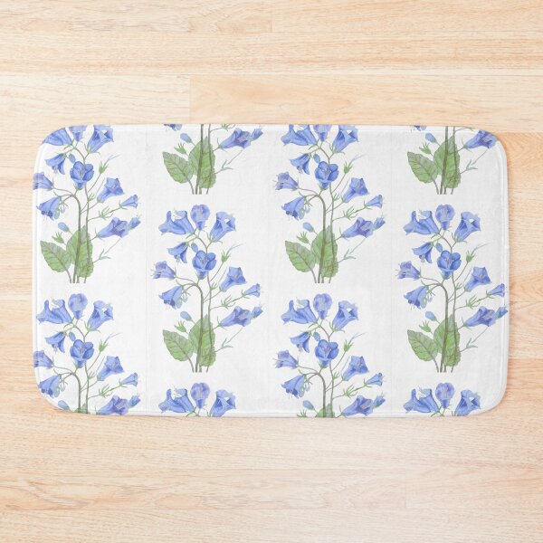 Item preview, California desert bluebells watercolour painting  designed and sold by esvb.