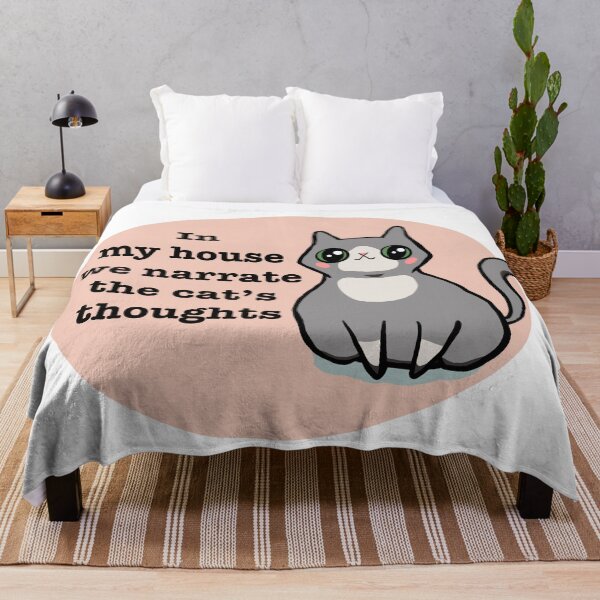 Item preview, Cat Quote (Solid Gray Tuxedo) designed and sold by makell-creates.