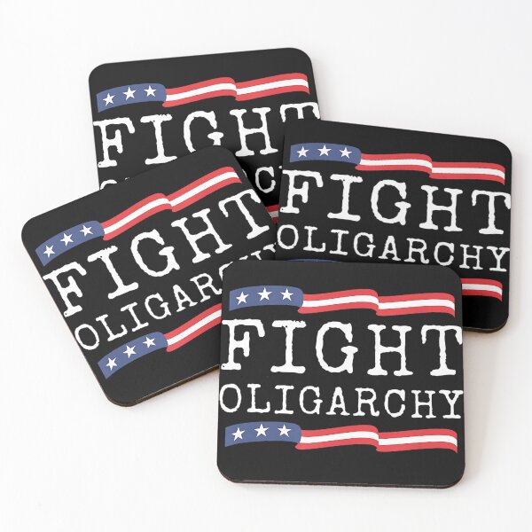 Item preview, Fight Oligarchy Anti-Trump Quote Resistance  designed and sold by Spaceslafr.