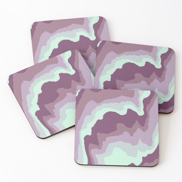 Item preview, Abstract purple waves designed and sold by KlauArts.