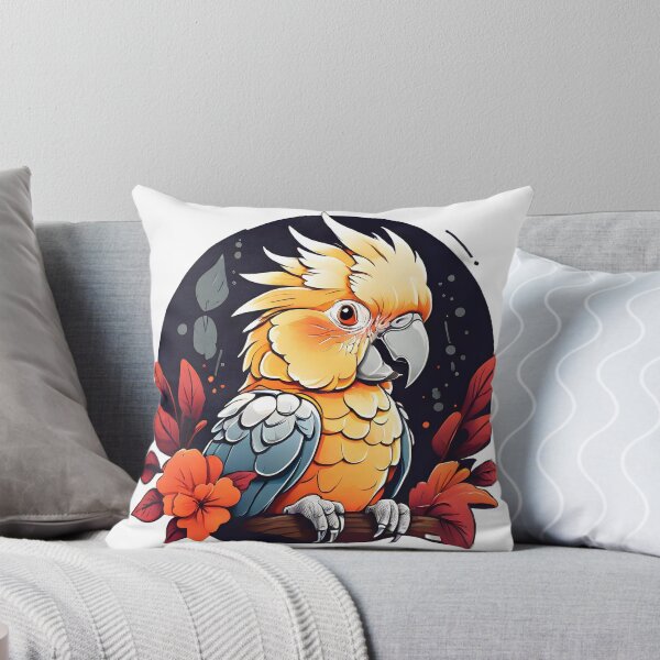 Item preview, cute parrot cockatoo designed and sold by Karaz's Animal Kingdom.