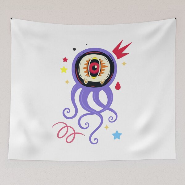 Item preview, Purple alien octopus designed and sold by TodoBonito.