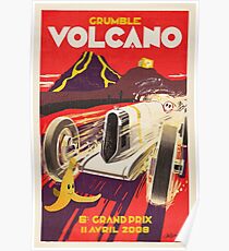 Grumble Volcano Grand Prix Poster