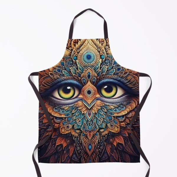Item preview, trippy pattern mandala eyes psychedelic designed and sold by CattlettArt.