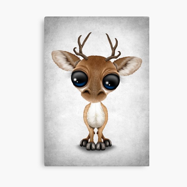 Infant Baby Deer Canvas with Gore Slip On 