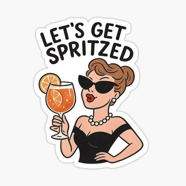 Item preview, LET'S GET SPRITZED designed and sold by ENPAWO DESIGNS.