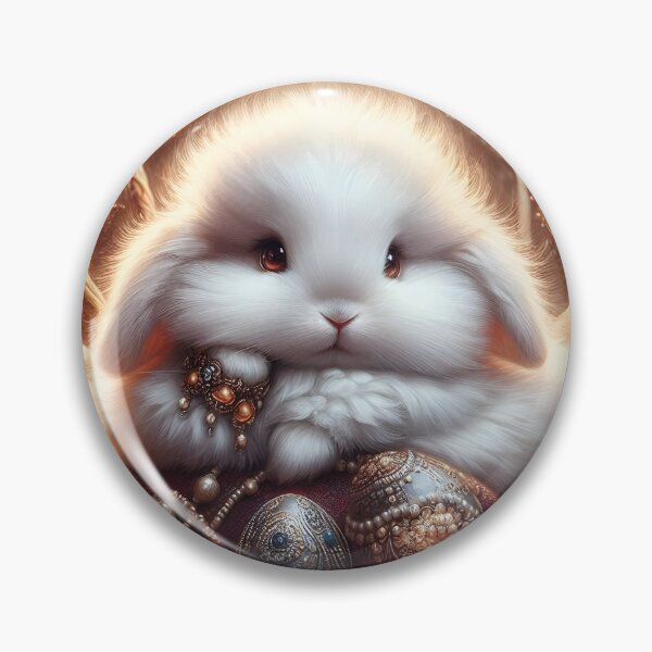 Item preview, Easter Bunny and Fluffy Royalty  designed and sold by ki-mer-a.