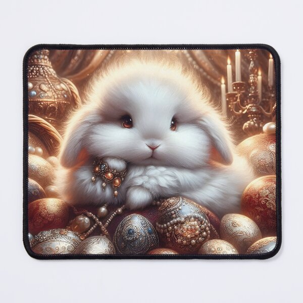 Item preview, Easter Bunny and Fluffy Royalty designed and sold by ki-mer-a.
