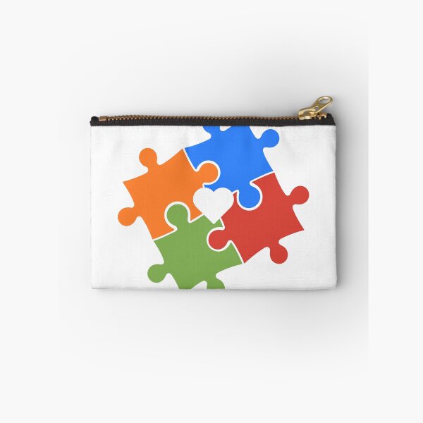 Item preview, Puzzle Pieces with Heart Center designed and sold by theartfulaspie.