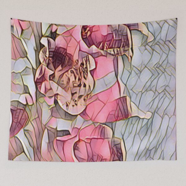 Item preview, Radiant Reflections: The Stained Glass Foxglove Design designed and sold by SL Timeless Moments .