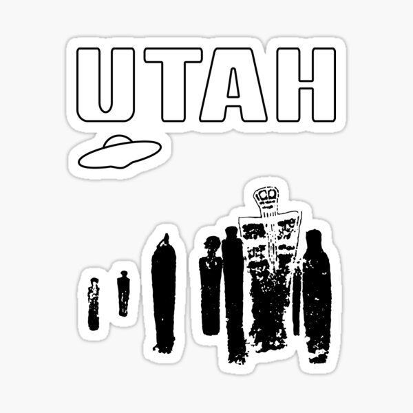 Item preview, UTAH. BLACK. designed and sold by 5hertz.